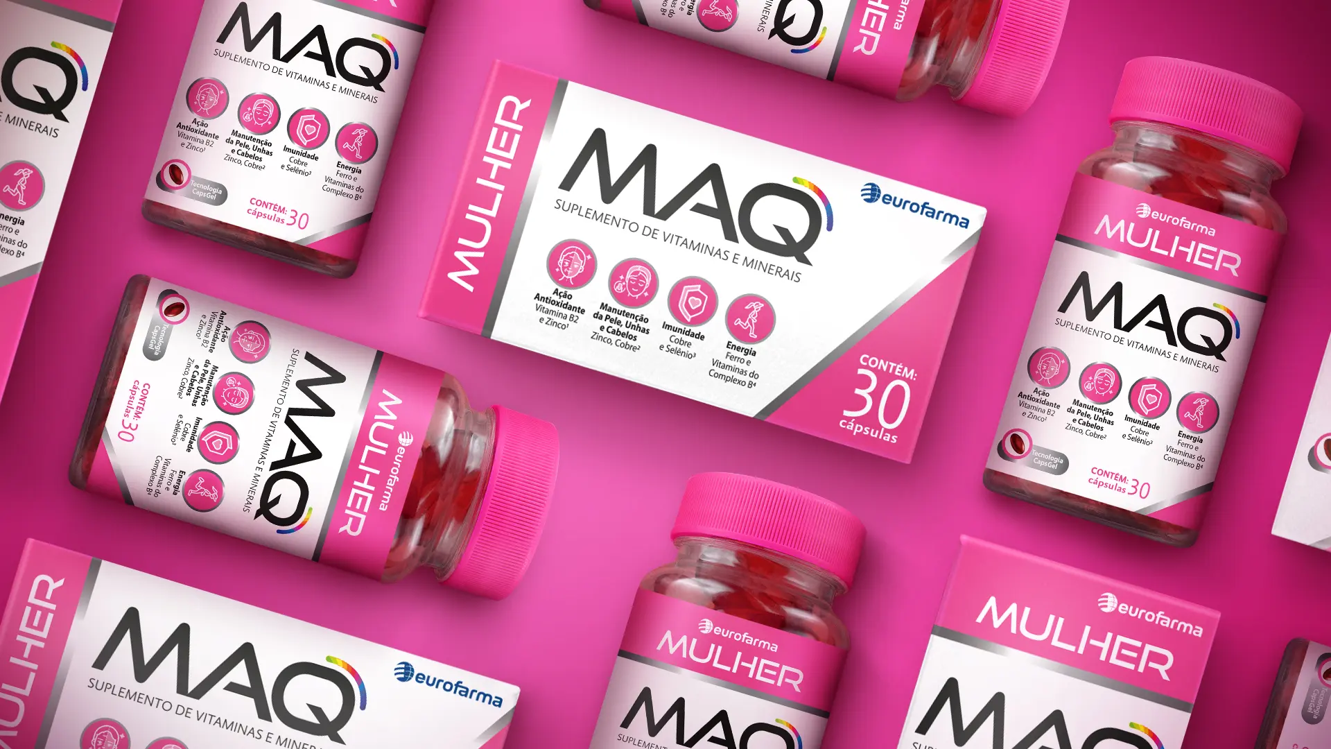 MAQ Eurofarma - Design de Embalagem | Redesign | Posicionamento de Marca