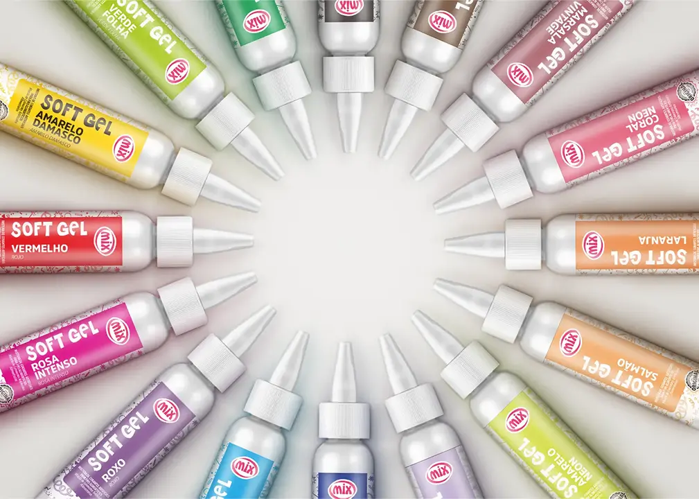 Soft Gel Mix: o redesign que consolidou um clássico Redesign de Embalagem Soft Gel Mix