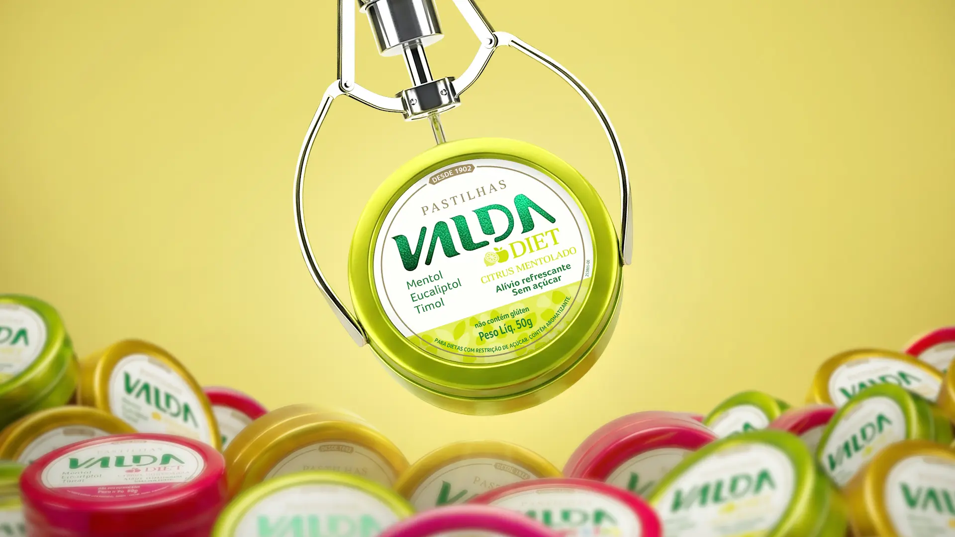 Pastilhas Valda - Design System | Reranding | Package | Design