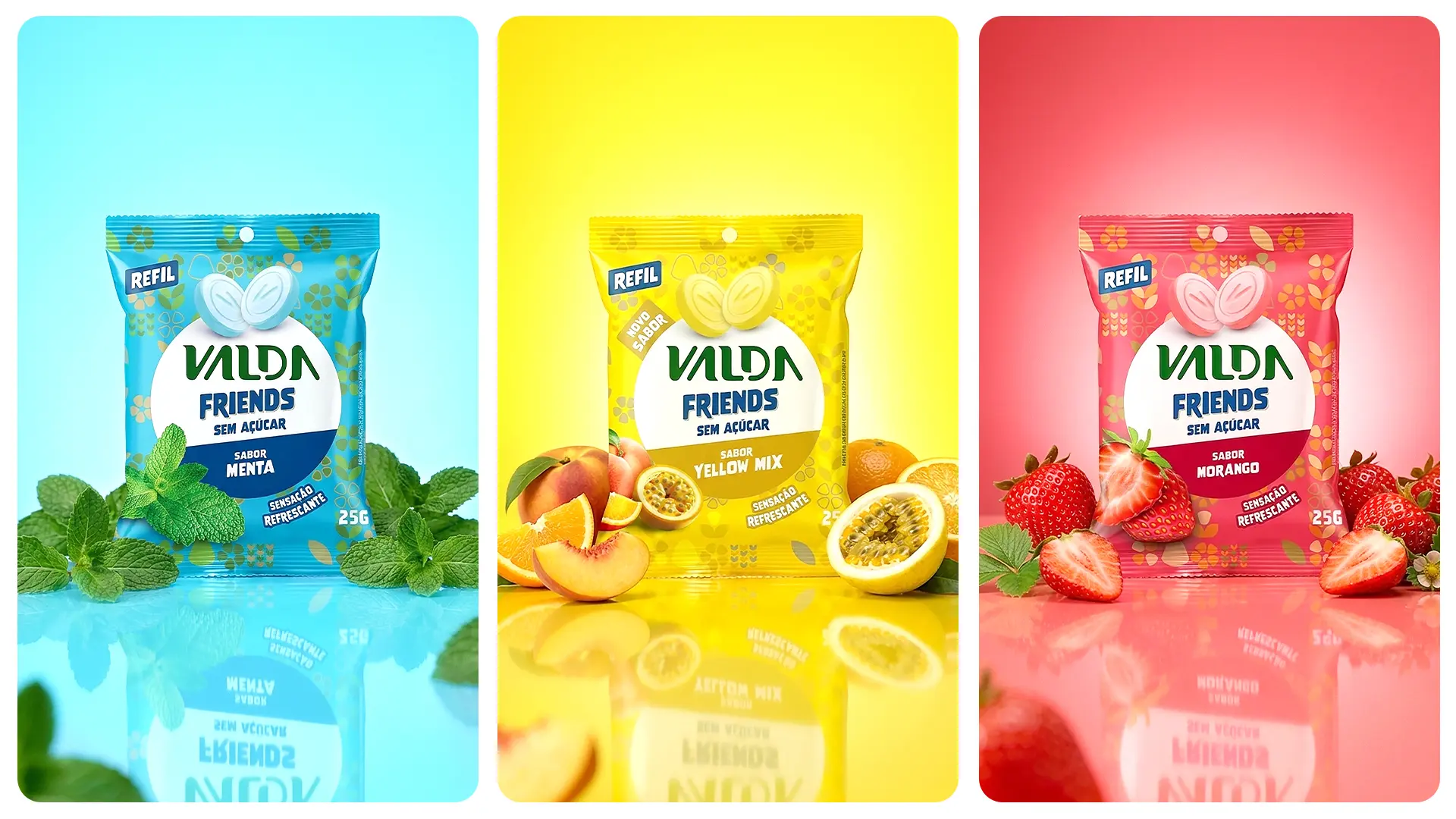 Pastilhas Valda - Design System | Reranding | Package | Design