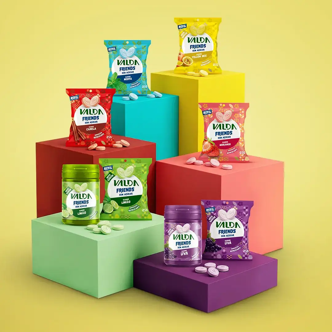 Pastilhas Valda - Design System | Reranding | Package | Design