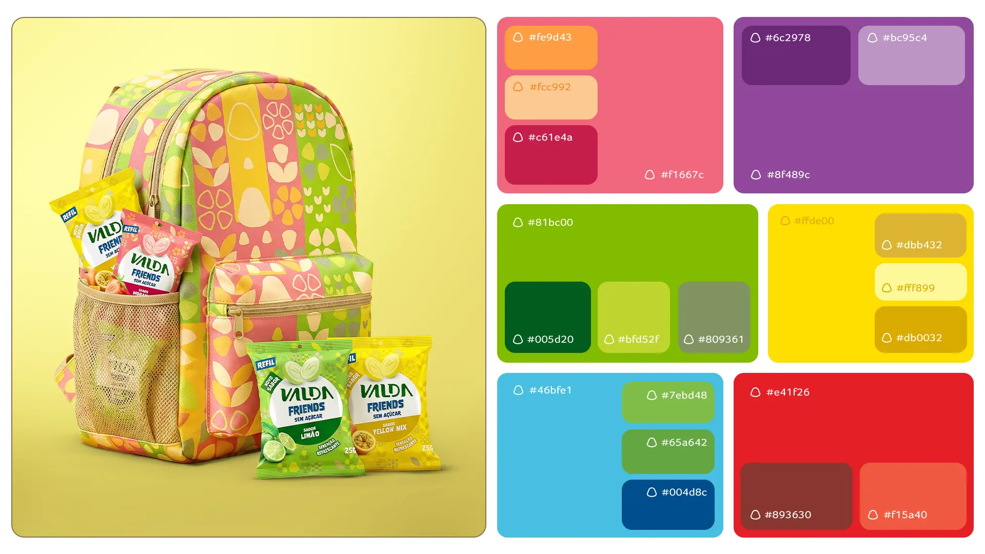 Pastilhas Valda - Design System | Reranding | Package | Design