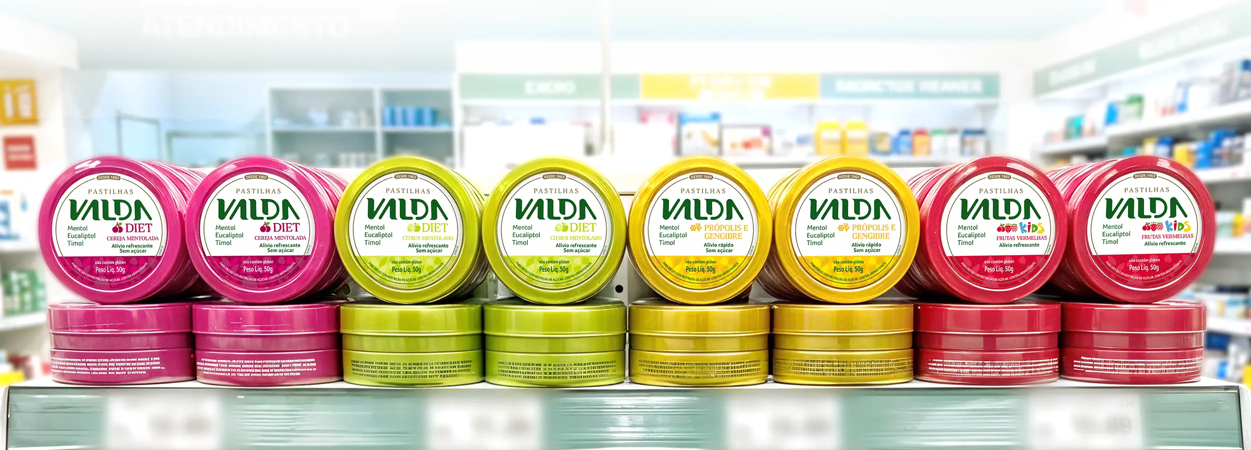 Pastilhas Valda - Design System | Reranding | Package | Design
