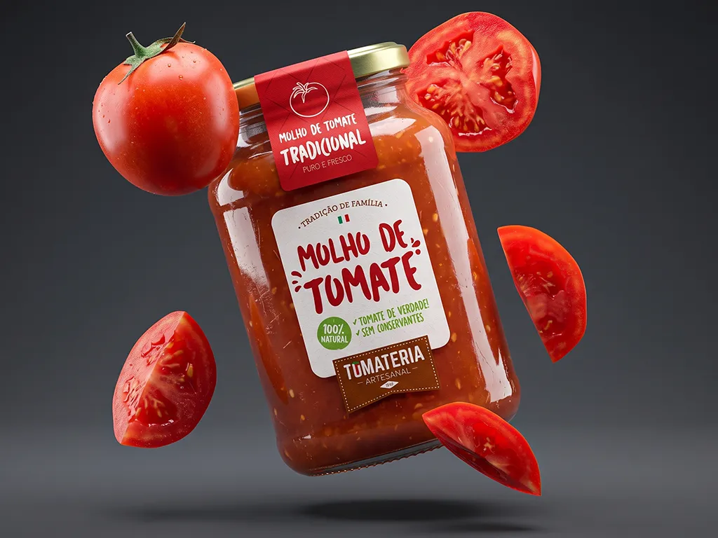 Branding da Tomateria: Design de Embalagem e Lançamento Branding da Tomateria: Design de Embalagem e Lançamento