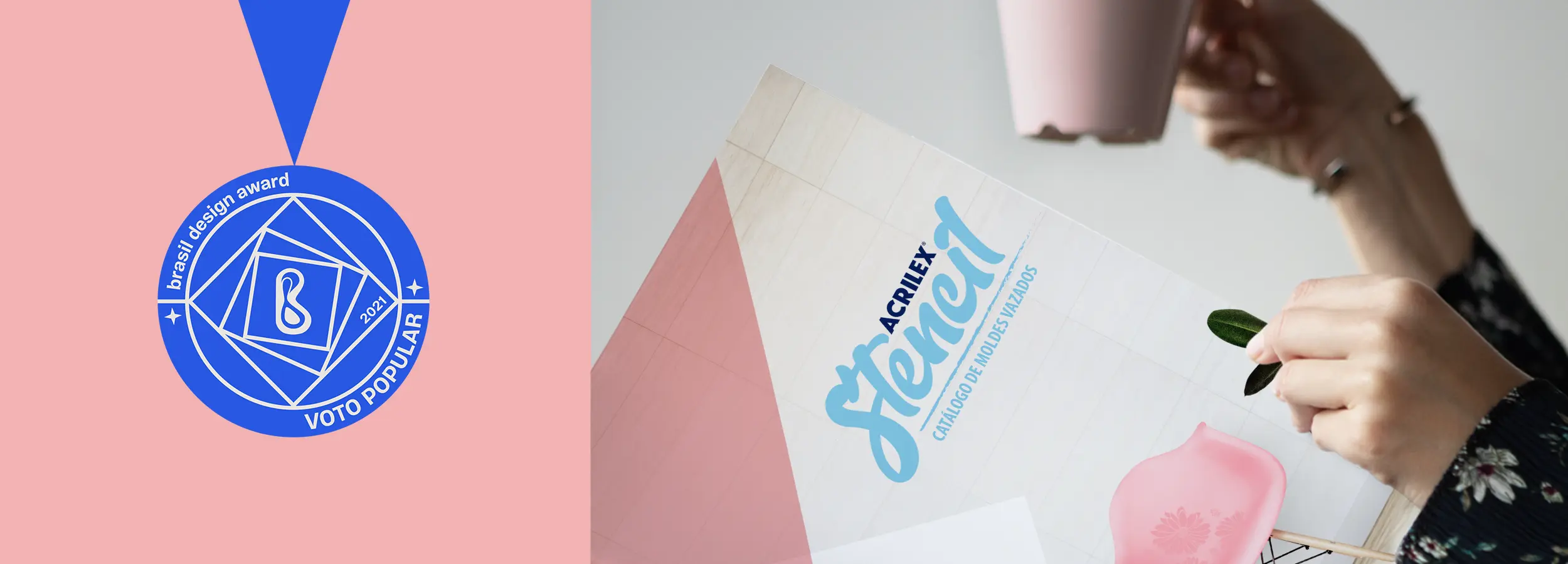 Catálogo Stencil Acrilex - Vencedor do Brasil Design Award
